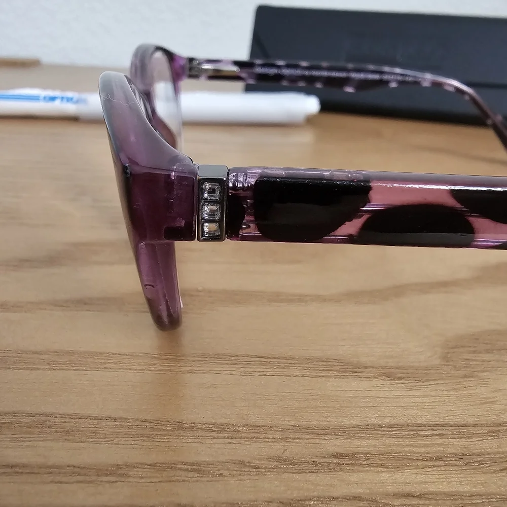 Design Optics by Foster Grant PD58.5MM 53 15-140 +2.00 Purple Eye glasses